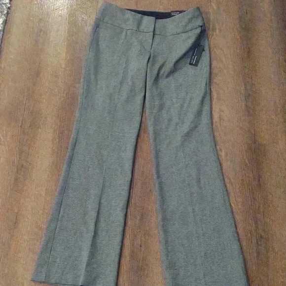 NWT Express Design Studio Editor wide waistband black white pant women's‎ 4 - Picture 1 of 6